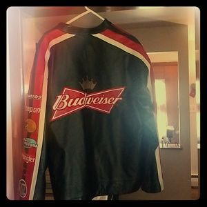 Nascar genuine leather jacket